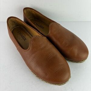 Charix Brown Leather Loafers